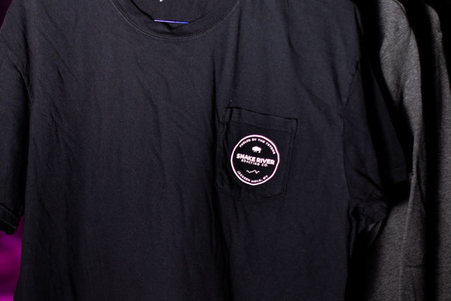 SRRC Black Cotton Pocket T-Shirt