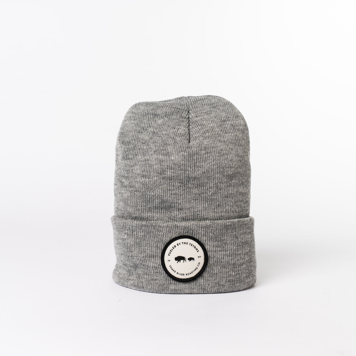 SRRC Beanie — Snake River Roasting Co. merch, studio photo on a white background (3 of 3)