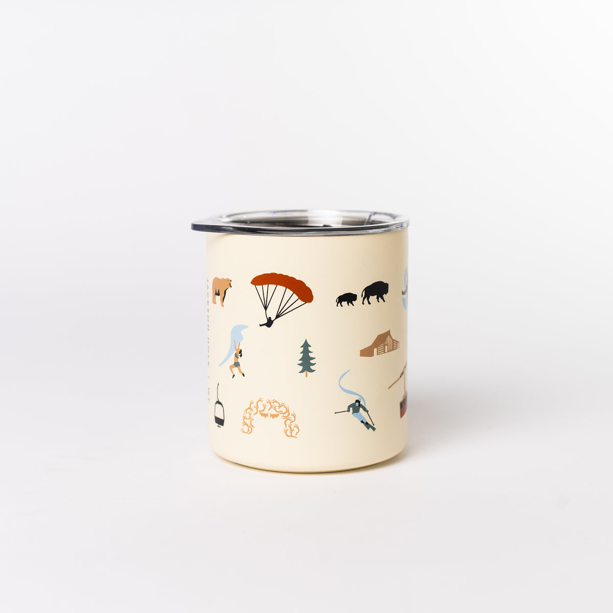 SRRC Icon Camp Mug 12oz — Snake River Roasting Co. merch, studio photo on a white background (3 of 4)