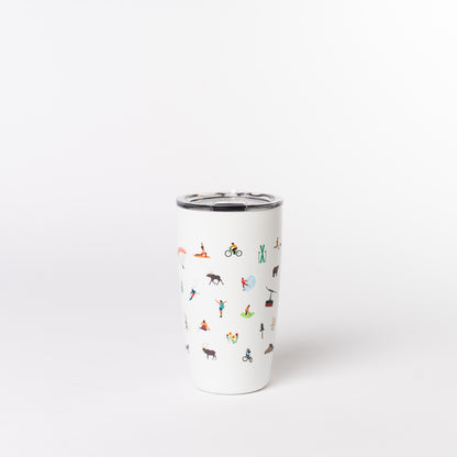 SRRC Tumbler 8oz — Snake River Roasting Co. merch, studio photo on a white background (2 of 4)