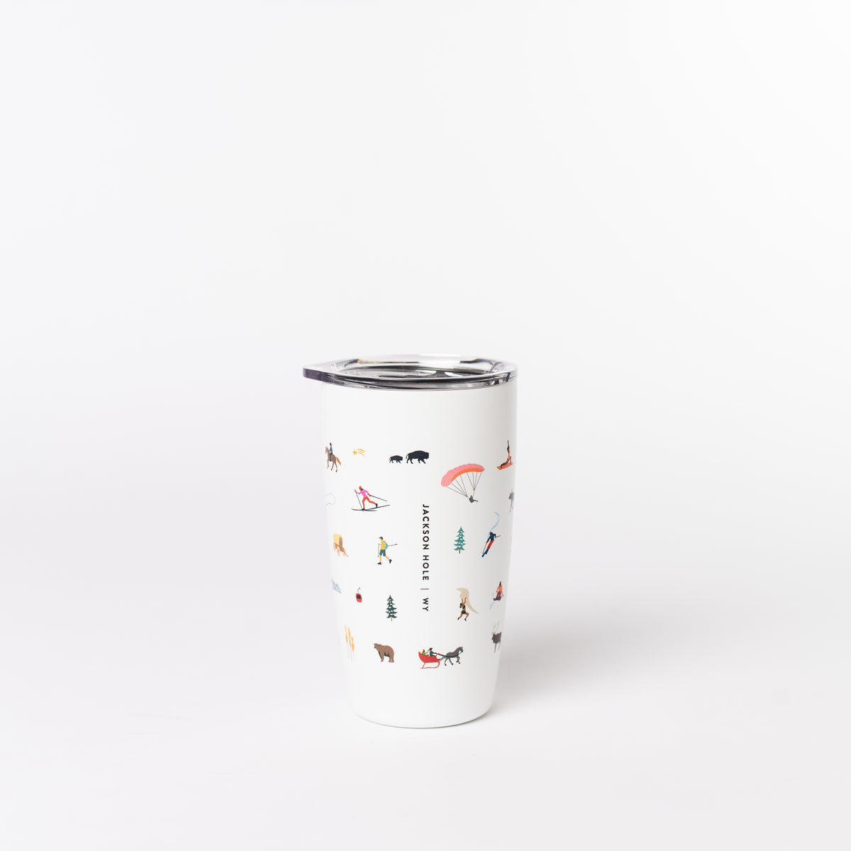SRRC Tumbler 8oz — Snake River Roasting Co. merch, studio photo on a white background (3 of 4)