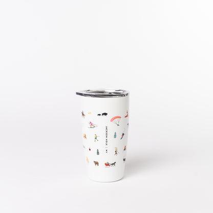 SRRC Tumbler 8oz — Snake River Roasting Co. merch, studio photo on a white background (3 of 4)