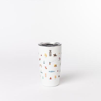 SRRC Tumbler 8oz — Snake River Roasting Co. merch, studio photo on a white background (4 of 4)