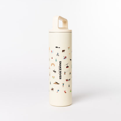 SRRC Water Bottle — Snake River Roasting Co. merch, studio photo on a white background (1 of 4)