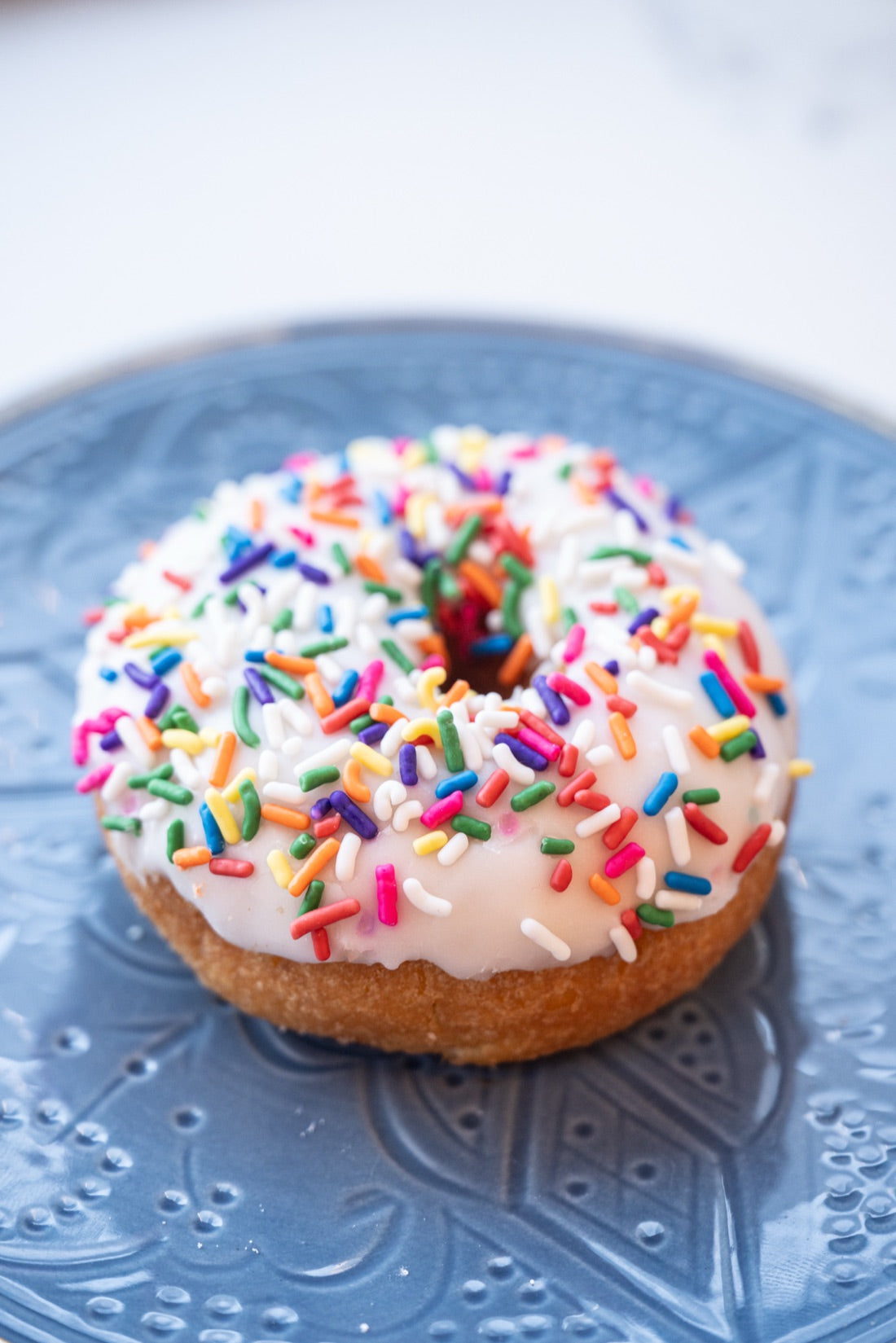 Vanilla Sprinkle Cake Donut
