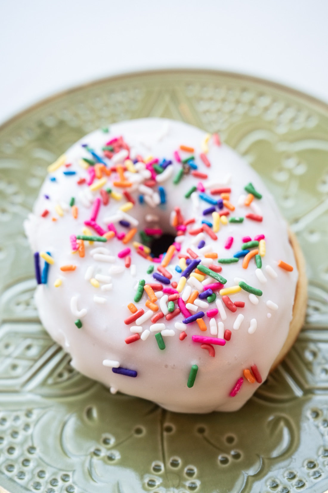 Vanilla Sprinkle Donut